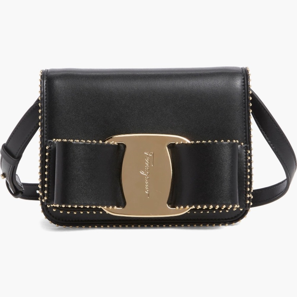 Ferragamo Vara Leather Crossbody Bag